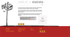 Desktop Screenshot of librosaraucaria.com